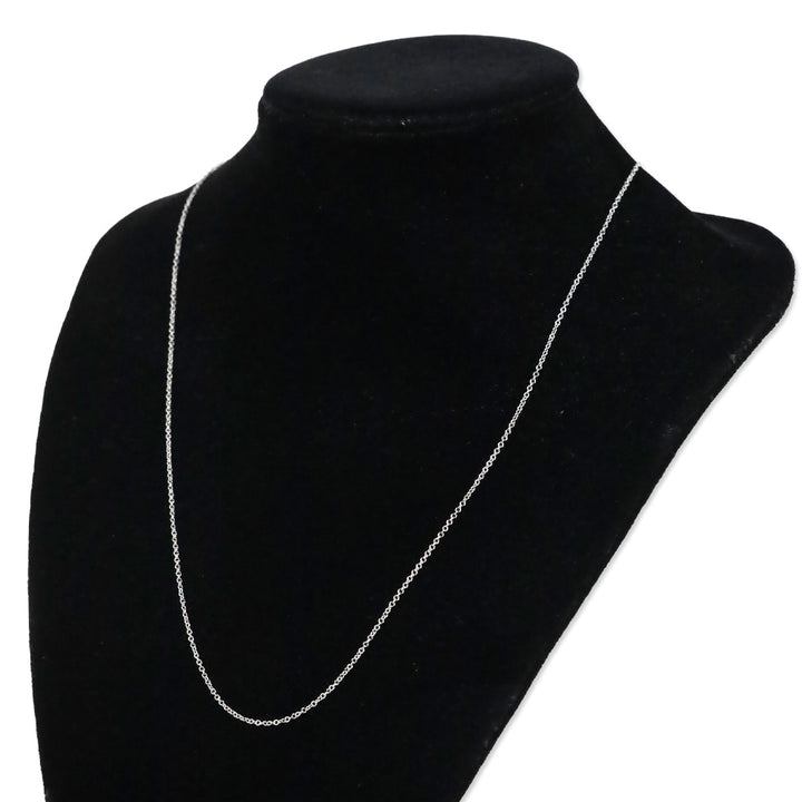 Effy 14K White Gold Thin Chain Link Necklace