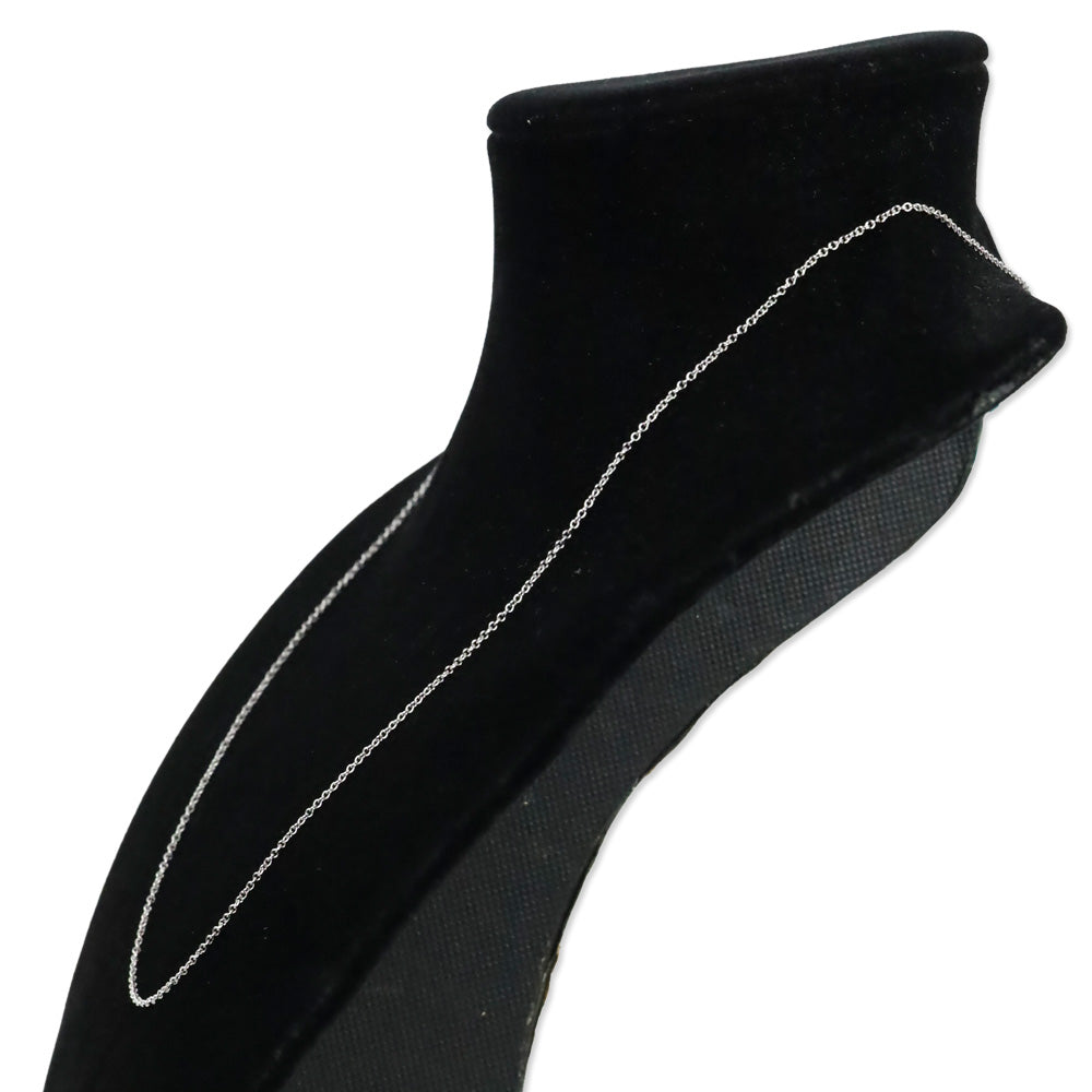 Effy 14K White Gold Thin Chain Link Necklace