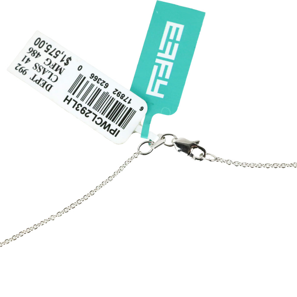 Effy 14K White Gold Thin Chain Link Necklace
