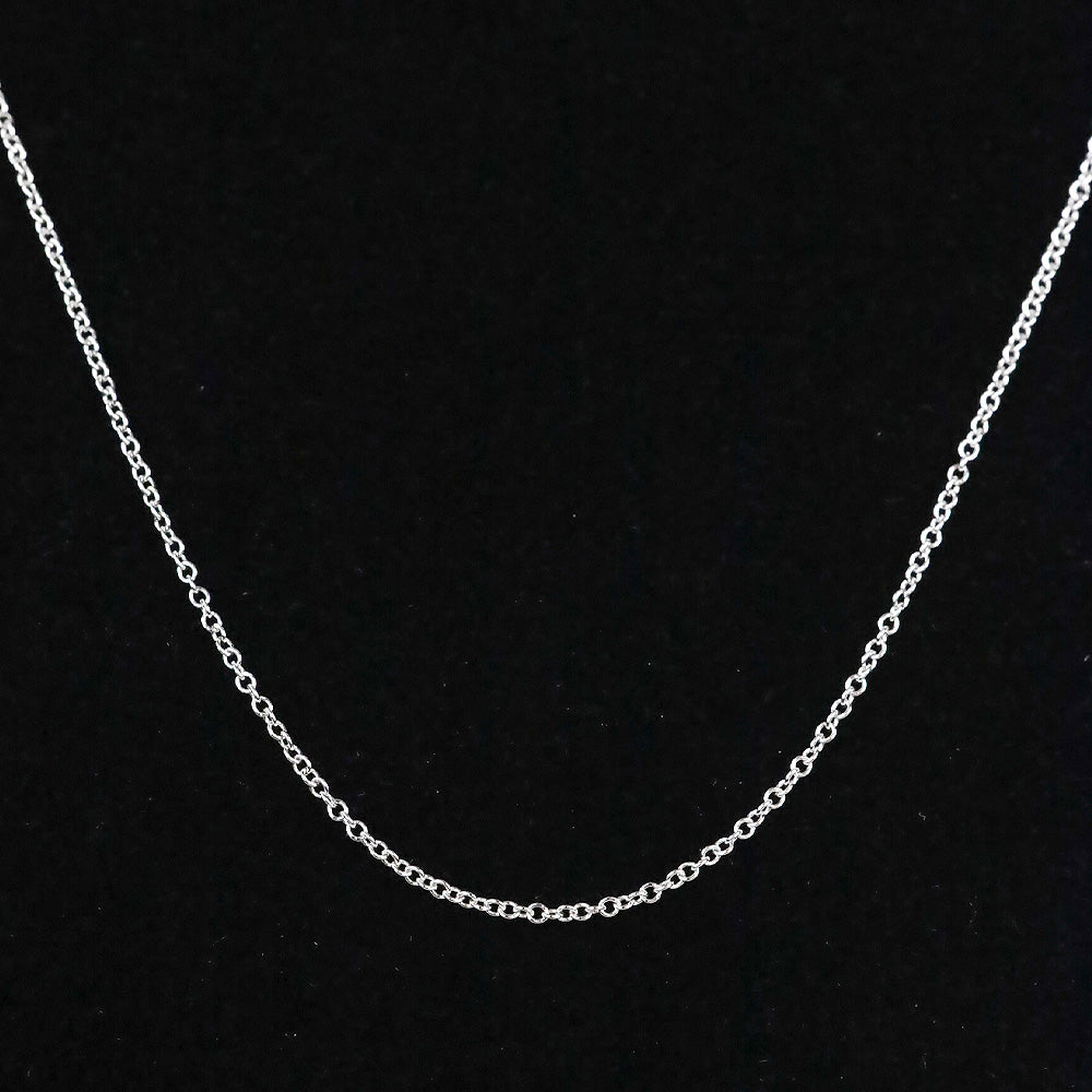 Effy 14K White Gold Thin Chain Link Necklace