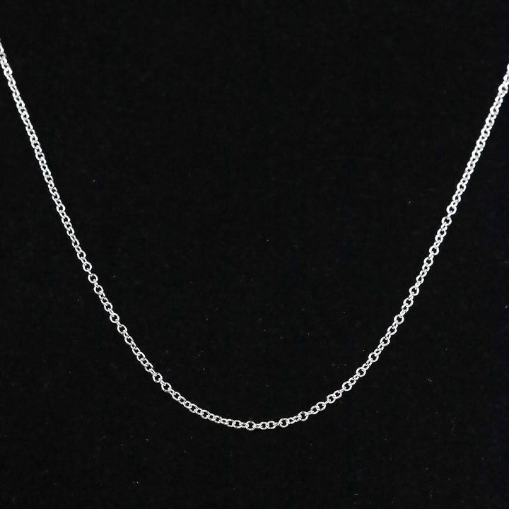 Effy 14K White Gold Thin Chain Link Necklace