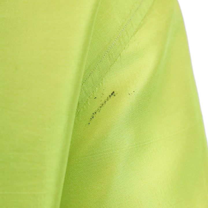 Emilio Pucci Chartreuse Silk Button Up Shirt