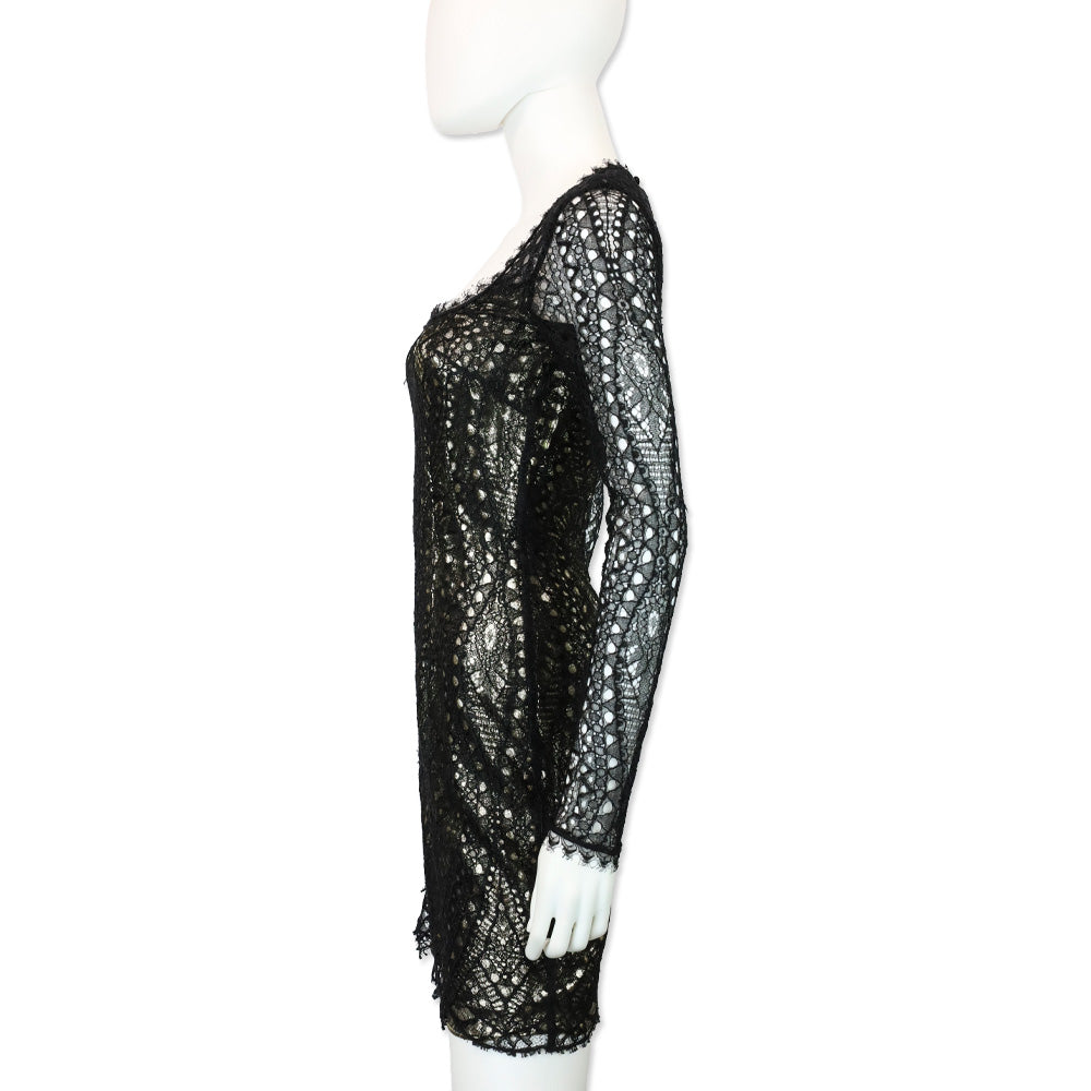 pucci long sleeve mini dress Pucci Turtleneck Long-sleeve Printed Mini Dress In Black