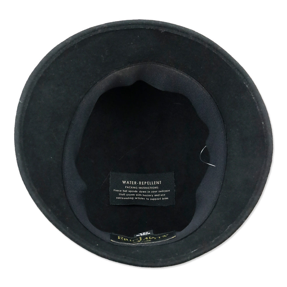 Eric Javits Black Wool Hat with Ribbon Bow