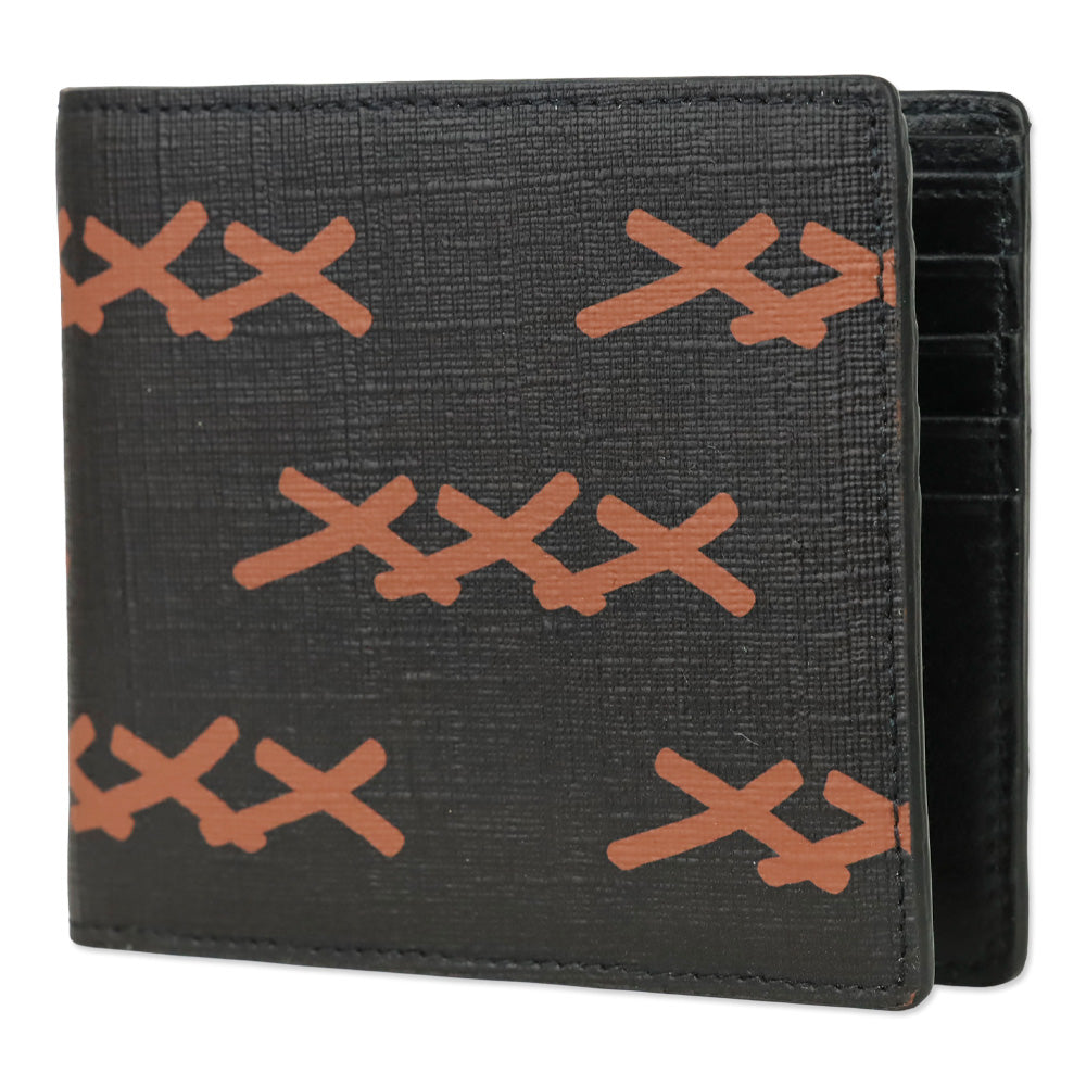 Ermenegildo Zegna Dark Grey Xxx Printed Bifold Wallet