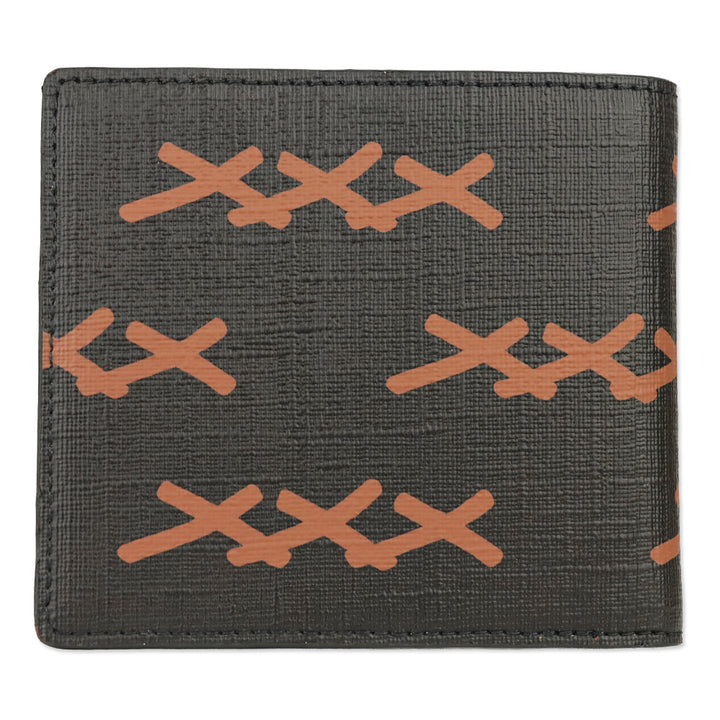 Ermenegildo Zegna Dark Grey Xxx Printed Bifold Wallet