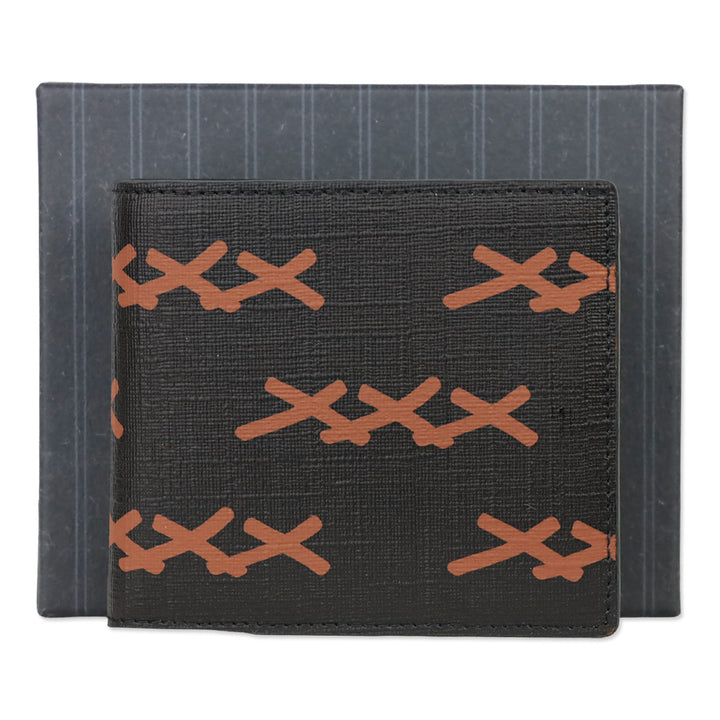 Ermenegildo Zegna Dark Grey Xxx Printed Bifold Wallet