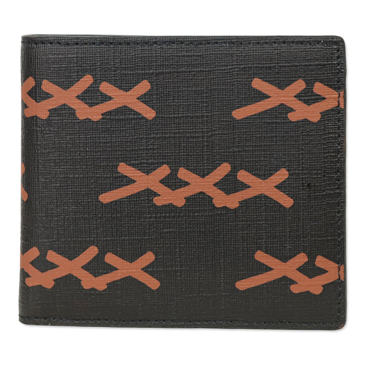 Ermenegildo Zegna Dark Grey Xxx Printed Bifold Wallet