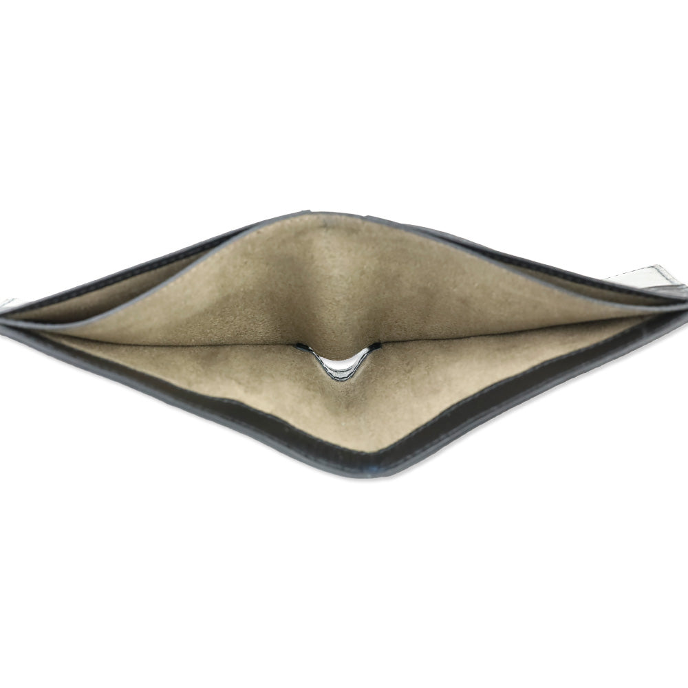 Ermenegildo Zegna Dark Grey Xxx Printed Bifold Wallet