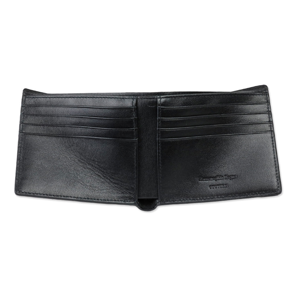 Ermenegildo Zegna Dark Grey Xxx Printed Bifold Wallet
