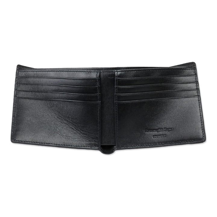 Ermenegildo Zegna Dark Grey Xxx Printed Bifold Wallet