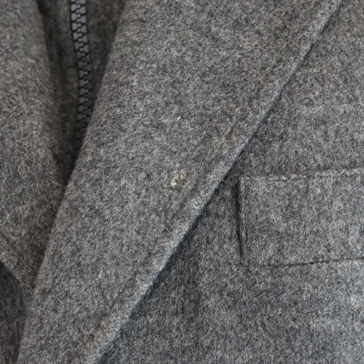 Ermenegildo Zegna Grey Wool Overcoat