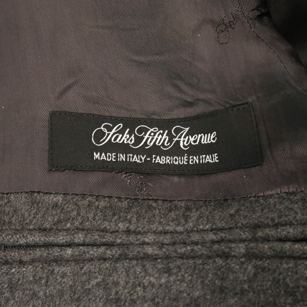 Ermenegildo Zegna Grey Wool Overcoat