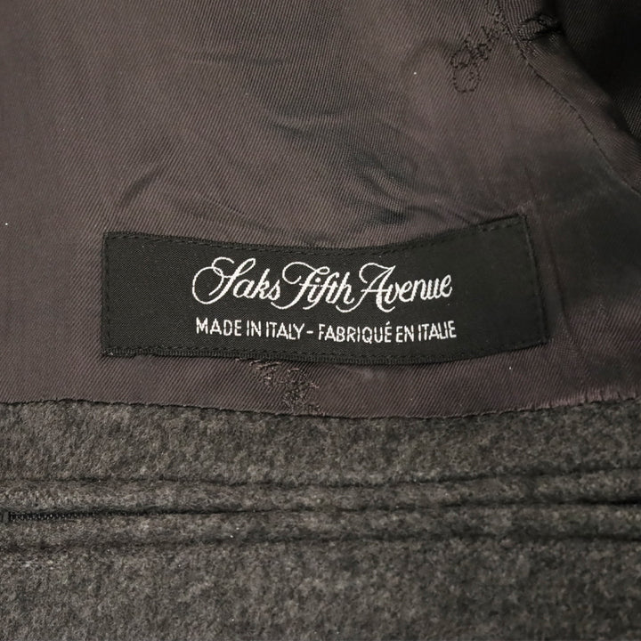 Ermenegildo Zegna Grey Wool Overcoat