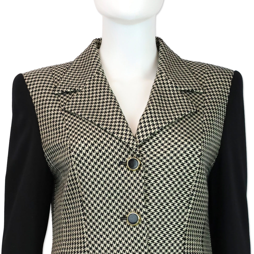 Escada Margaretha Ley Houndstooth Blazer