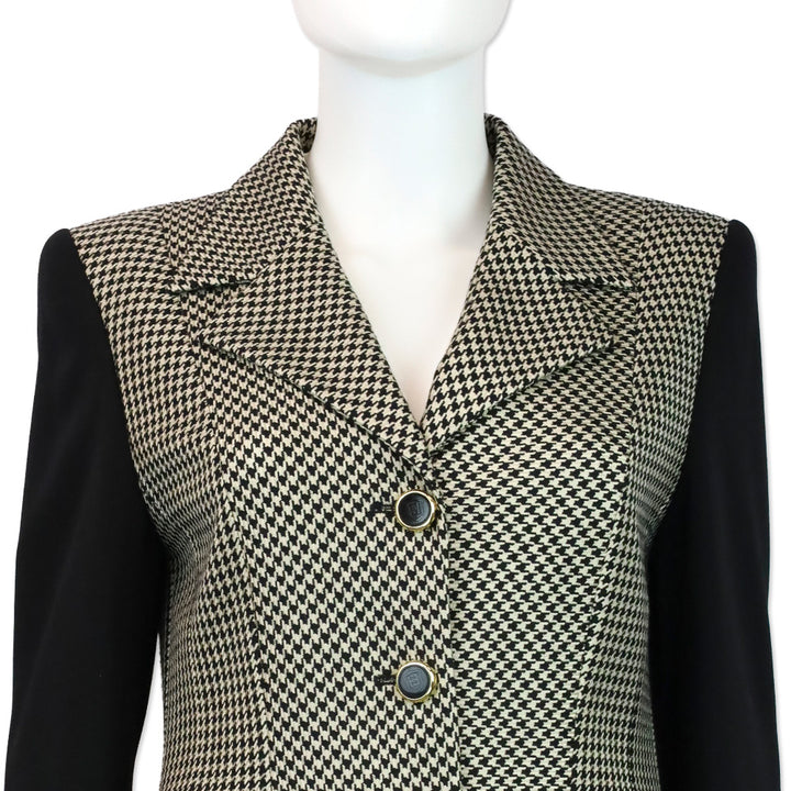 Escada Margaretha Ley Houndstooth Blazer