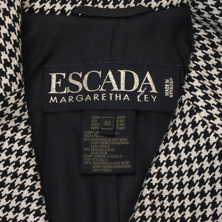 Escada Margaretha Ley Houndstooth Blazer