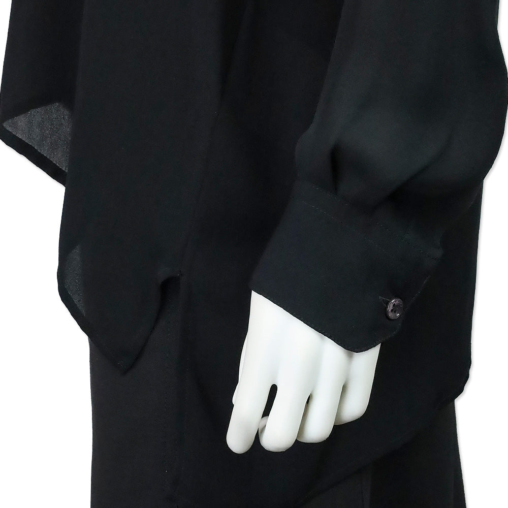 Etro Black Silk Pocket Blouse