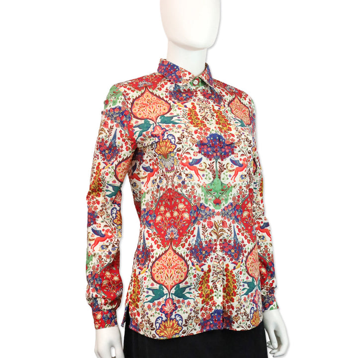 Etro Multicolor Paisley Mythical Print Button Up Shirt