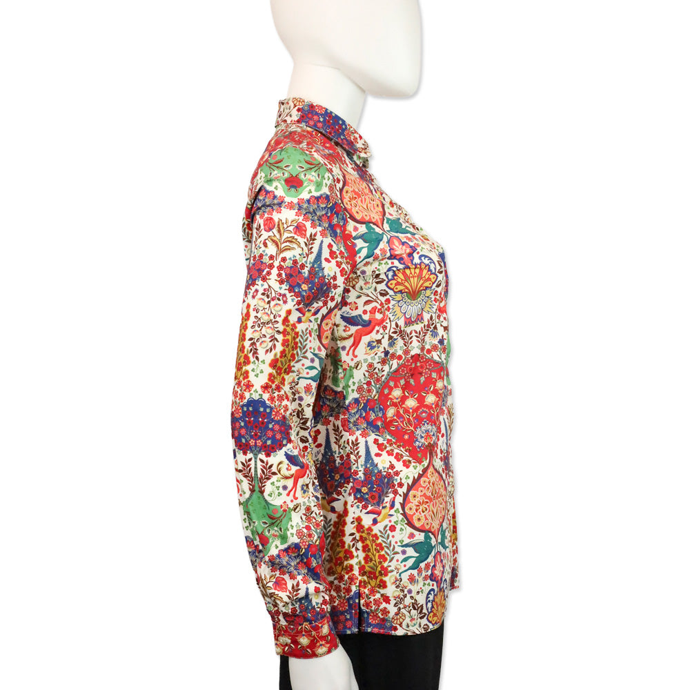 Etro Multicolor Paisley Mythical Print Button Up Shirt