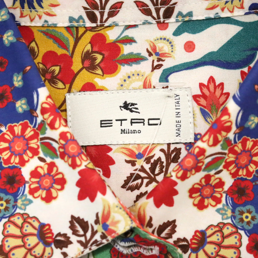 Etro Multicolor Paisley Mythical Print Button Up Shirt