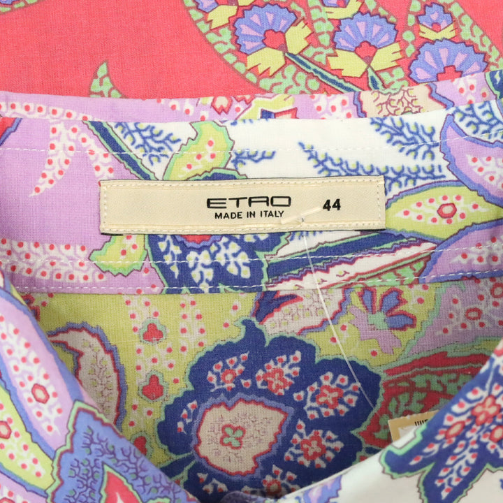 Etro Purple Multi Paisley Print Button Up Shirt