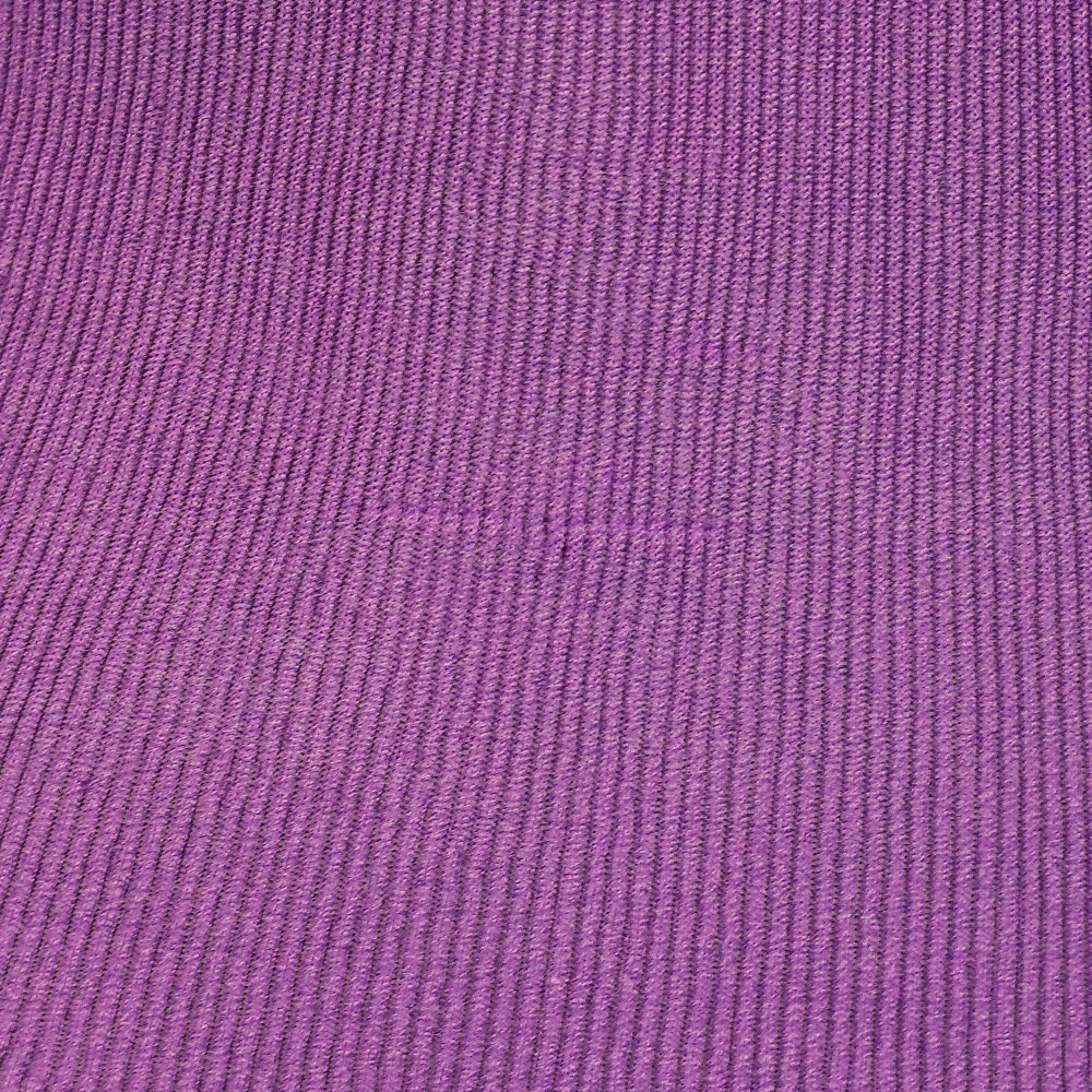 Etro Purple Short Sleeve V-Neck Ribbed Waist Top