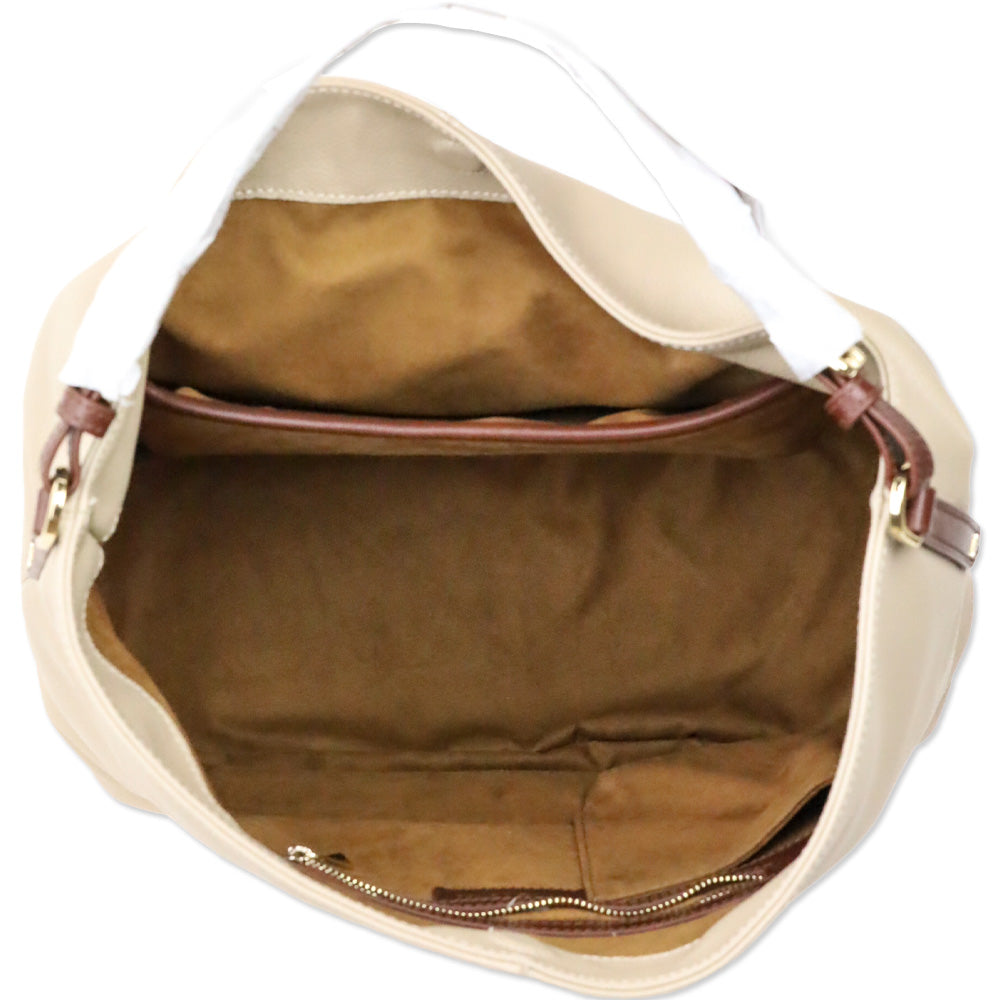 Fairfax & Favor Stone Grained Leather Tetbury Handbag