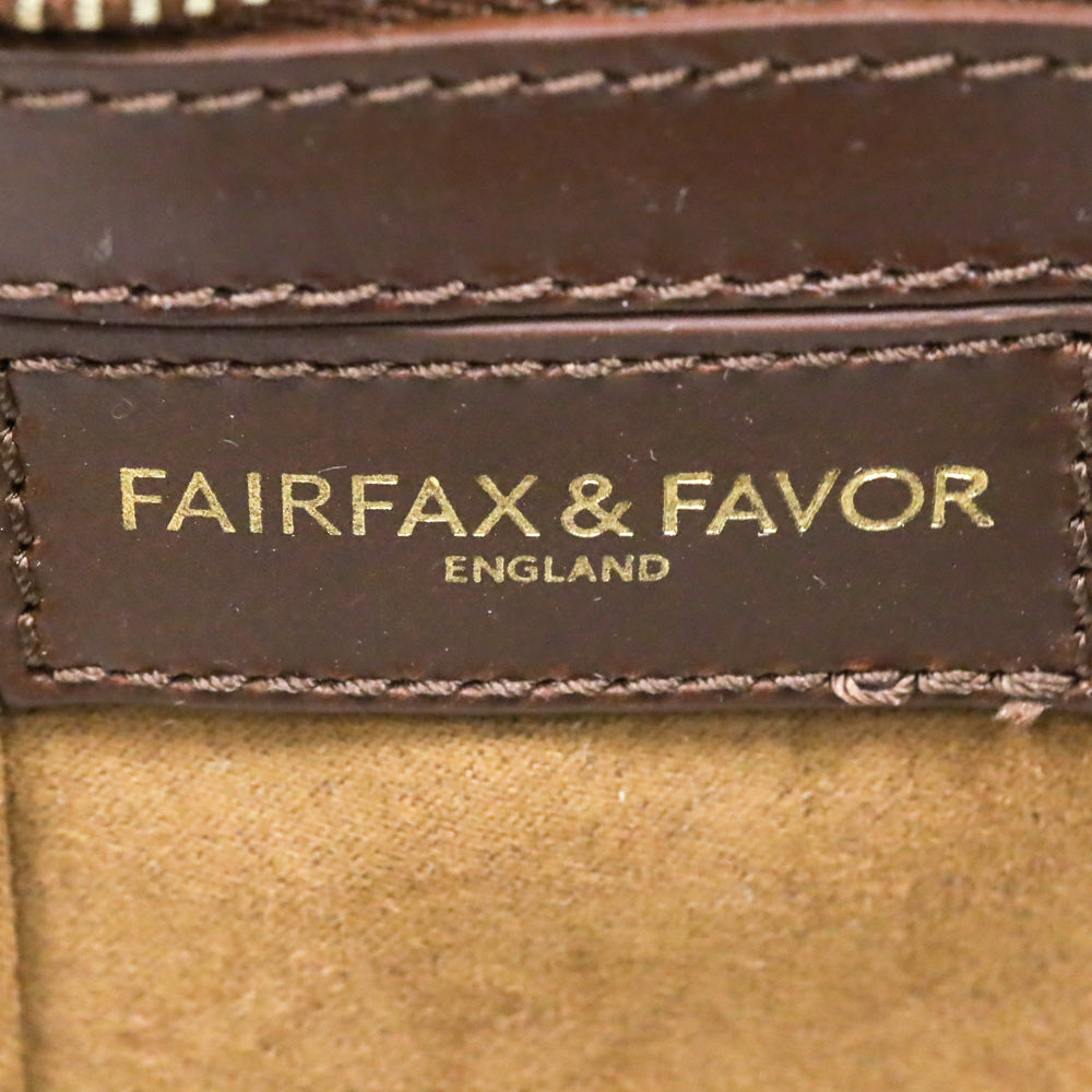 Fairfax & Favor Stone Grained Leather Tetbury Handbag