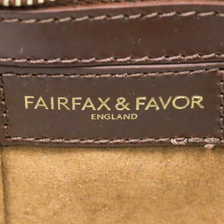 Fairfax & Favor Stone Grained Leather Tetbury Handbag