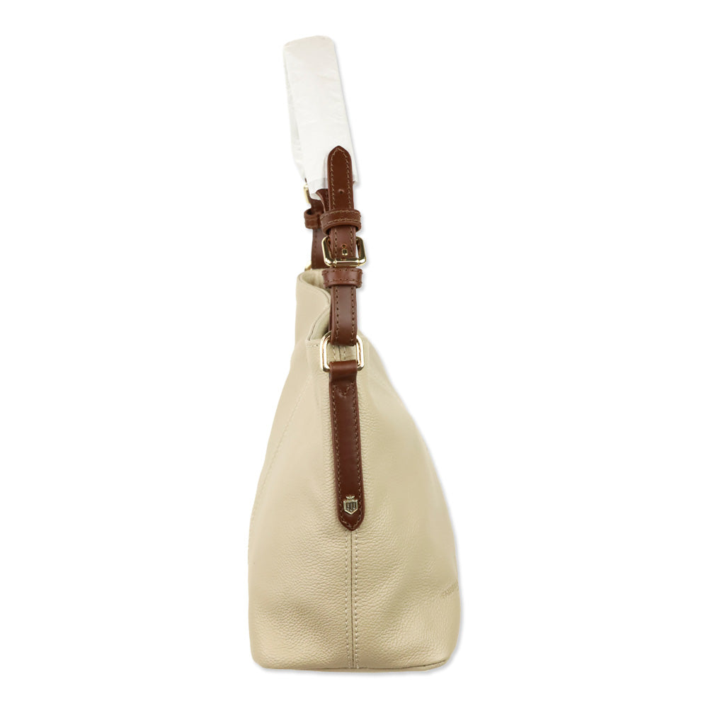 Fairfax & Favor Stone Leather Mini Tetbury Handbag