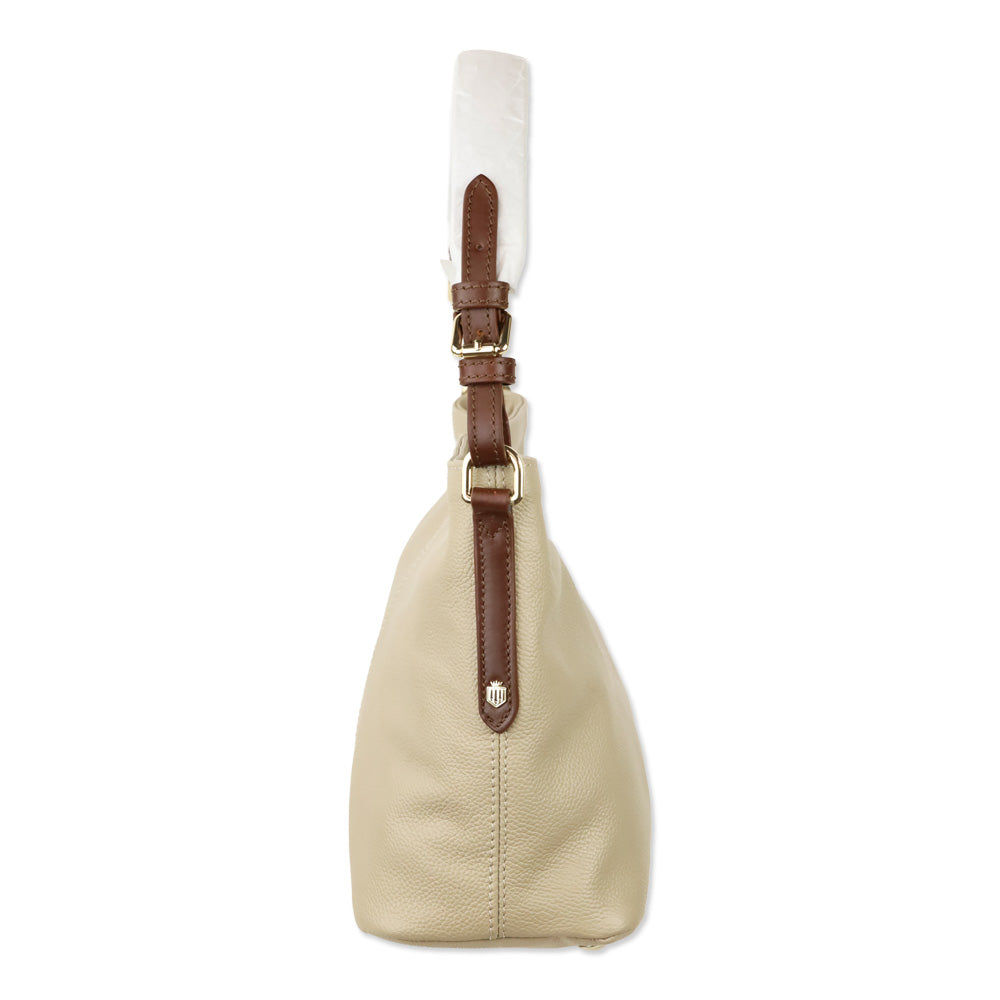Fairfax & Favor Stone Leather Mini Tetbury Handbag