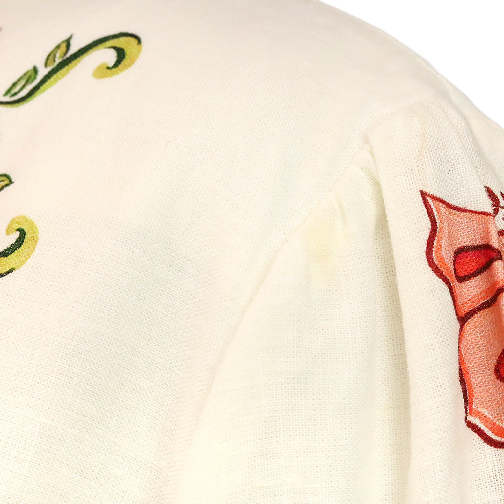 Farm Rio Off White Floral Insects Mini Dress