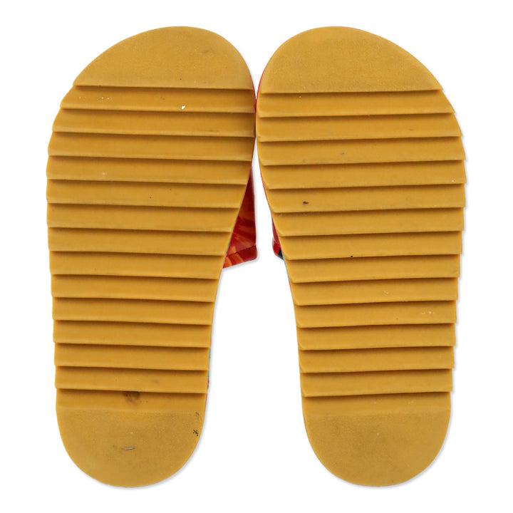 Farm Rio Pink Fruits Puffy Slide Sandals