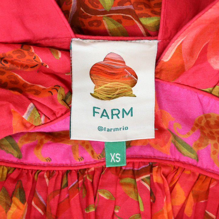 Farm Rio Solar Forest Maxi Dress