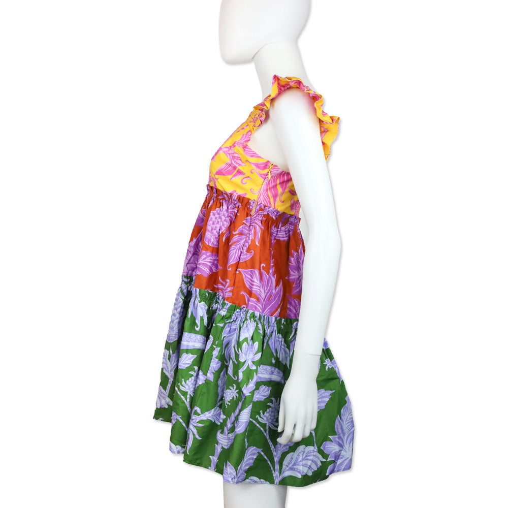 Farm Rio Tropical Swing Mix Mini Dress