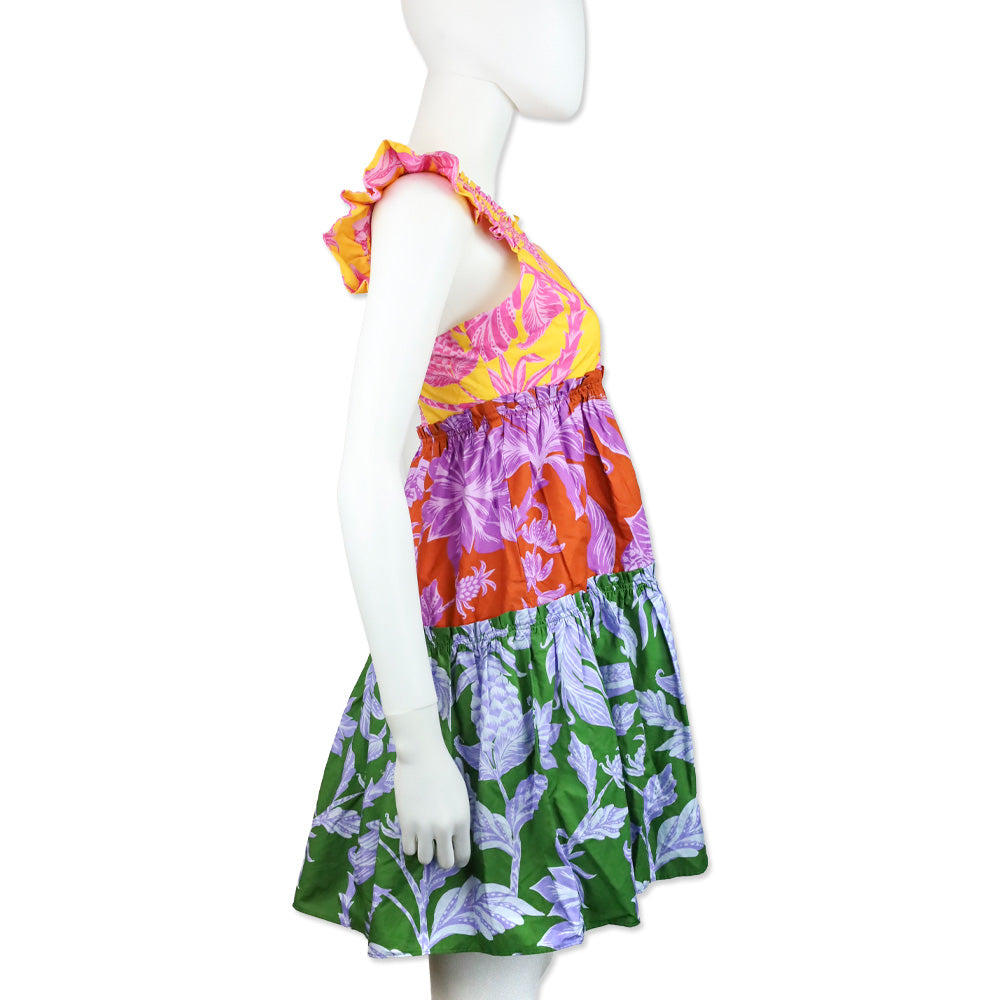Farm Rio Tropical Swing Mix Mini Dress
