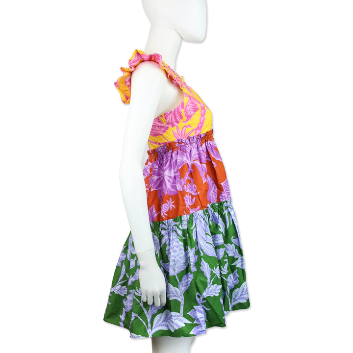 Farm Rio Tropical Swing Mix Mini Dress