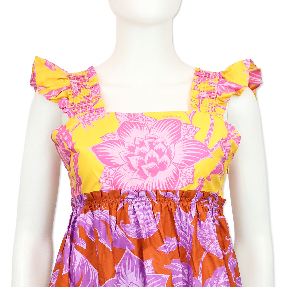 Farm Rio Tropical Swing Mix Mini Dress