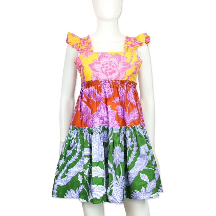 Farm Rio Tropical Swing Mix Mini Dress