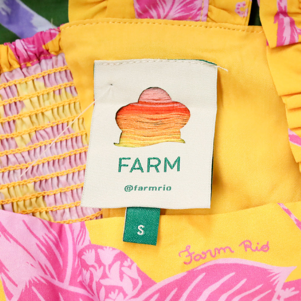 Farm Rio Tropical Swing Mix Mini Dress