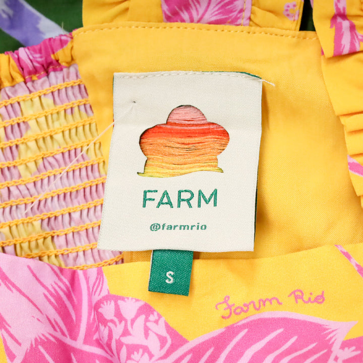 Farm Rio Tropical Swing Mix Mini Dress