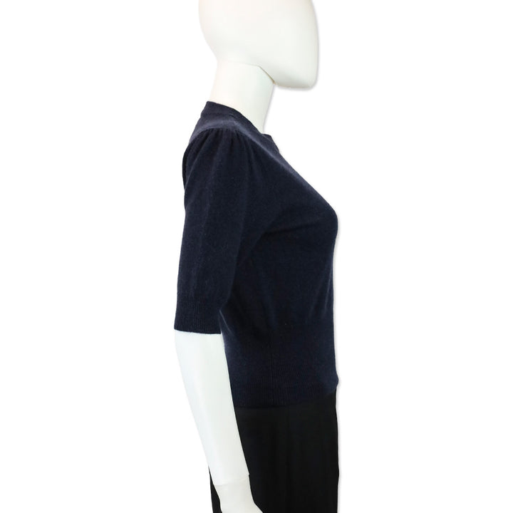 Favorite Daughter Navy Blue Cashmere The Elena Top