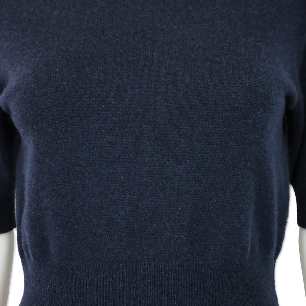 Favorite Daughter Navy Blue Cashmere The Elena Top