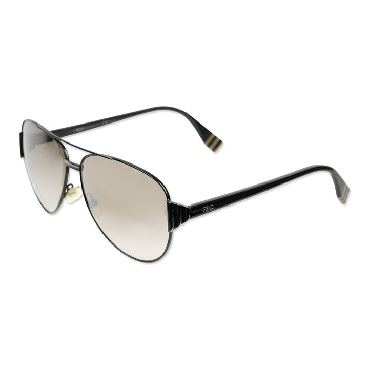 Fendi Black Aviator Sunglasses