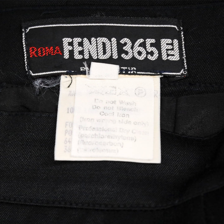 Fendi 365 by Contri Black Jacket & Skirt Set