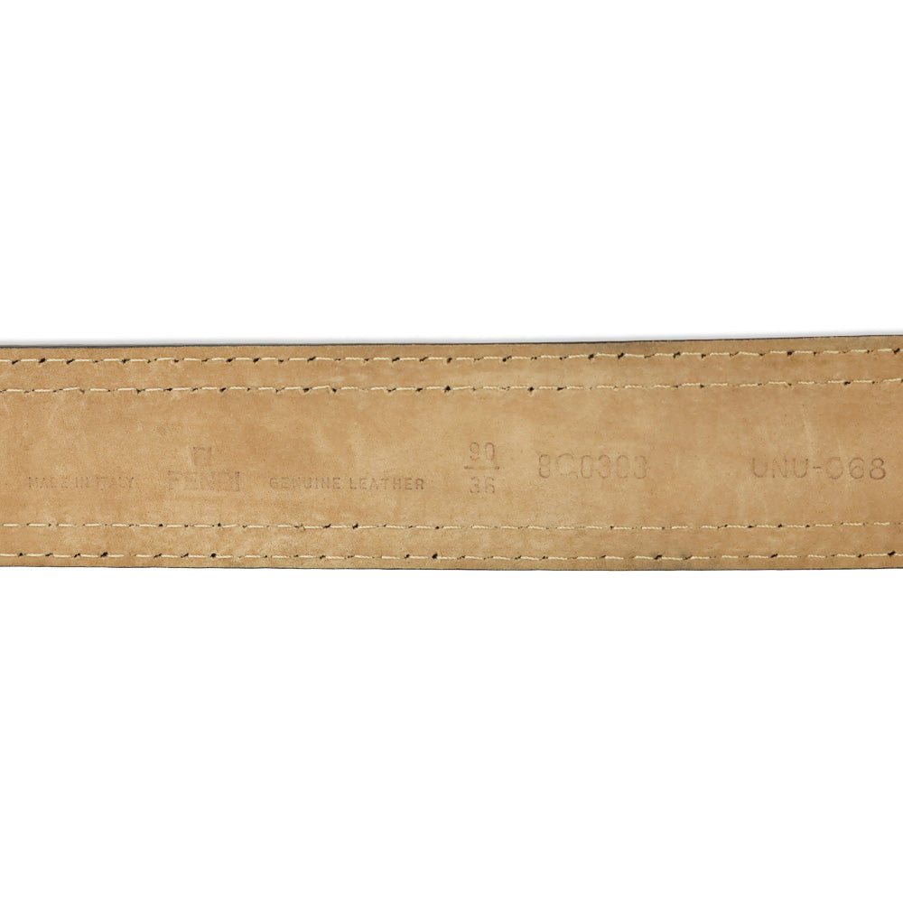 Fendi Black Patent Leather Wide Belt