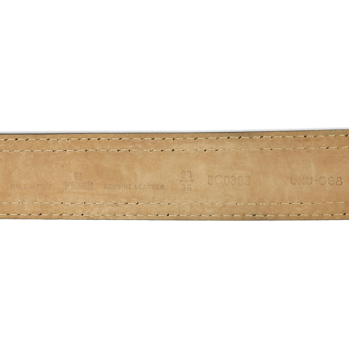 Fendi Black Patent Leather Wide Belt