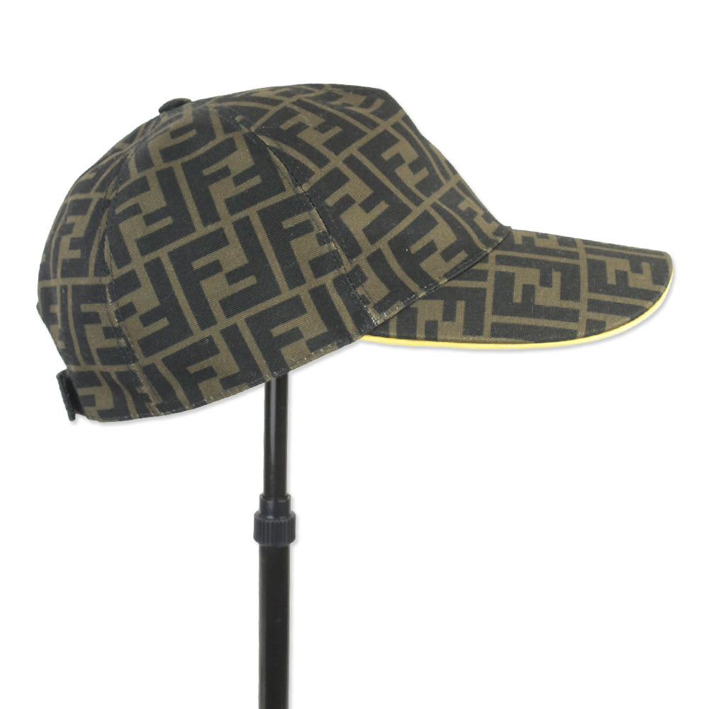 Fendi Brown FF Jacquard Baseball Cap