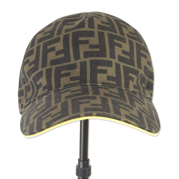 Fendi Brown FF Jacquard Baseball Cap